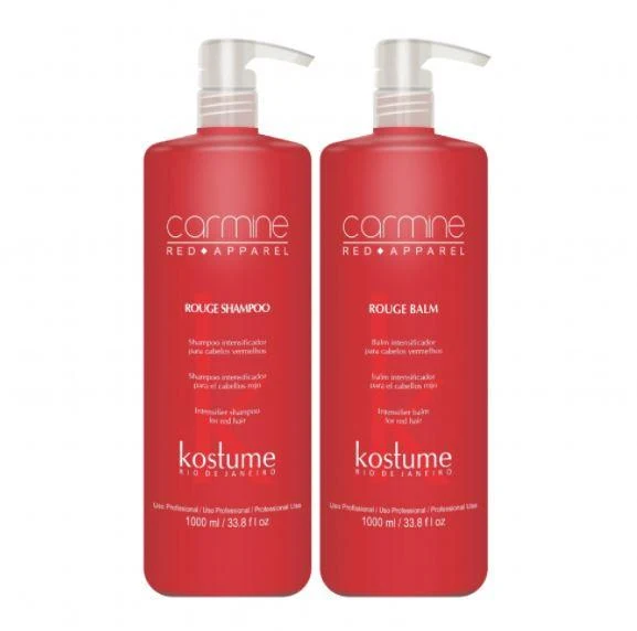 Professional Rouge Carmine Red Apparel Hair Color Intensifier Kit 2x1L - Kostume