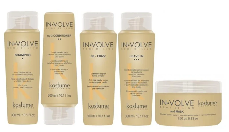 In Volve Semi di Lino Home Care Nutrition Repair Treatment 5 Products - Kostume