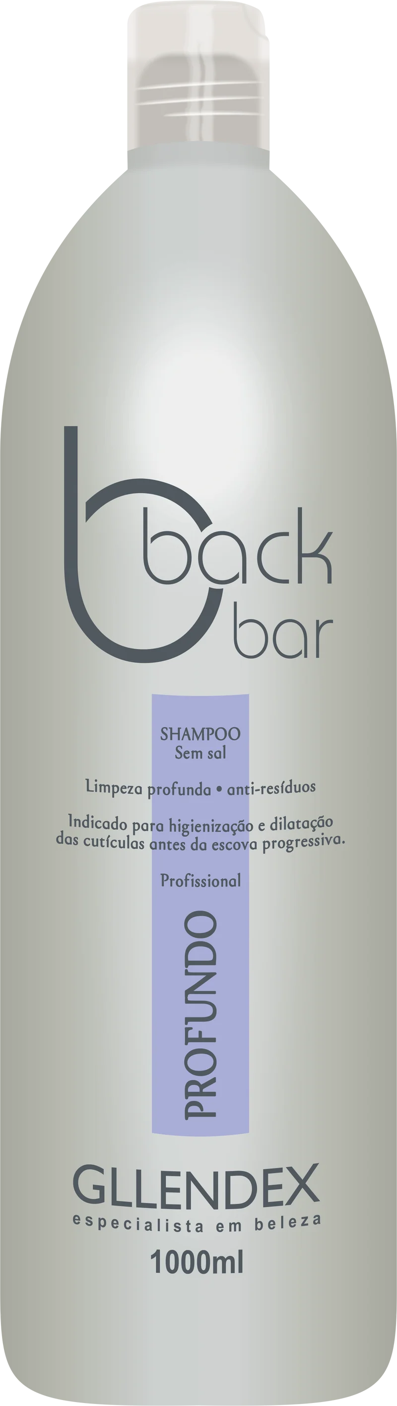 Back Bar Deep Salt Free Anti Waste Lavatory Brightness Shampoo 1L - Gllendex