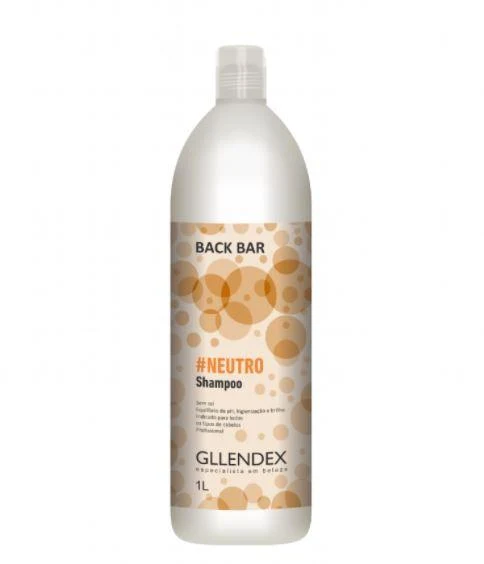 Back Bar Neutral Salt Free pH Balance Lavatory Brightness Shampoo 1L - Gllendex
