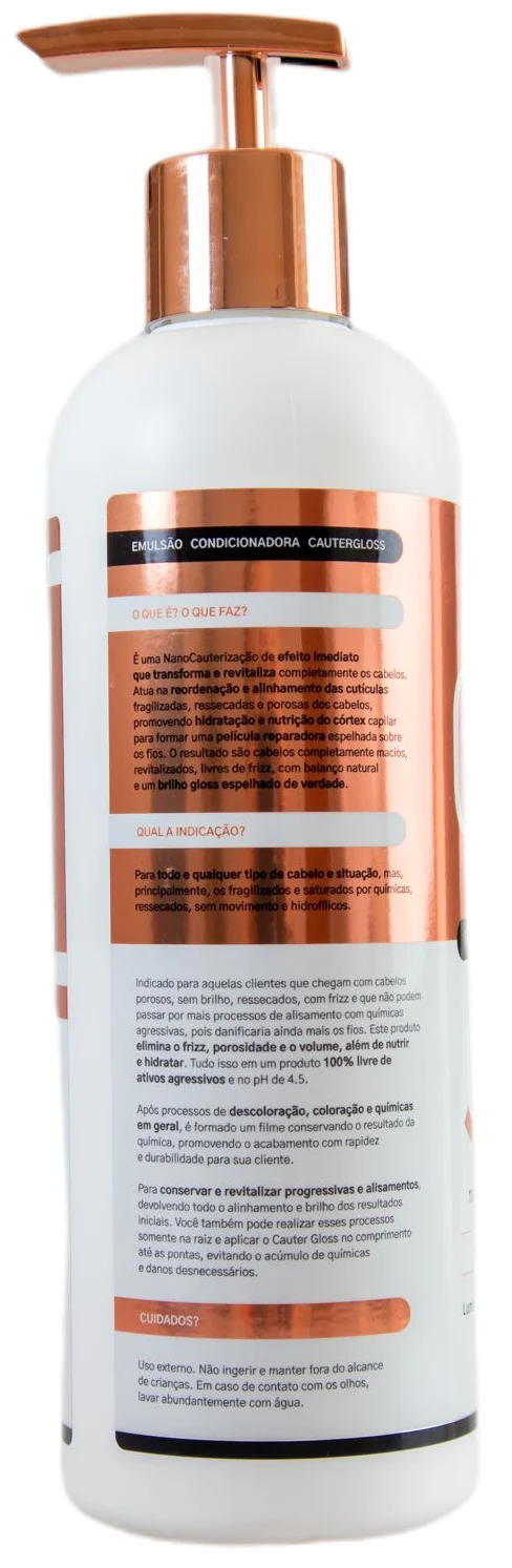Hair Mirroring Immediate Reconstruction Cauter Gloss Shielding 500ml - Borabella