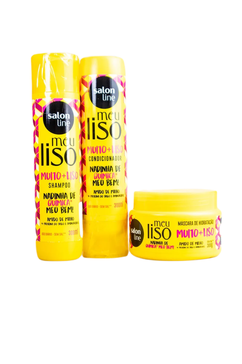 Salon Line My Smooth Too + Smoother Vegan No Chemistry Treatment Kit 3 Prod.