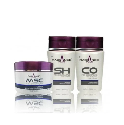 Radiance Plus Post Coloring Tinting Toning Violet Complex Kit 3 Prod. - Soller