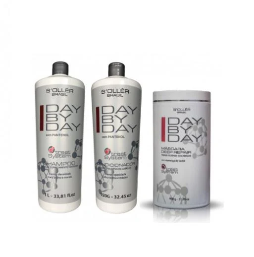 System Dy by Day Maintenance Chemically Treated Hair DBD White 3 Prod. - Soller