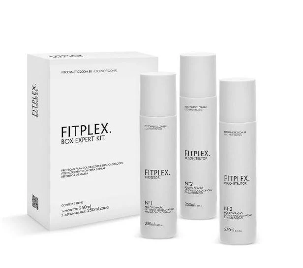 Discoloration Coloring Protection Fit Plex Green Apple Kit 3x250 - Fit Cosmetics