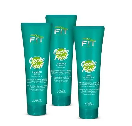 Easy Curls Cacho Fácil Home Care Maintenance Treatment 3x300 - Fit Cosmetics