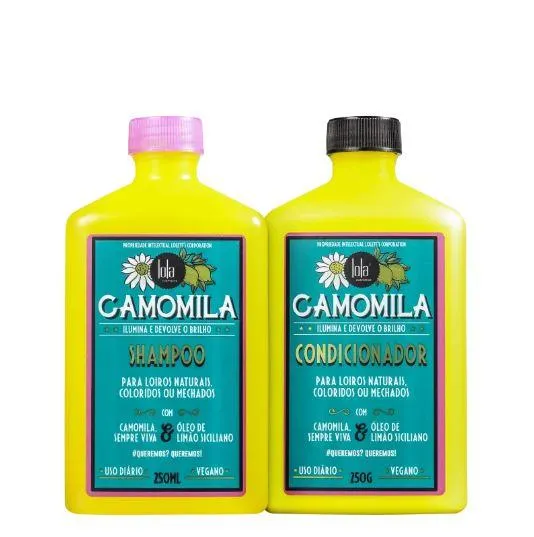 Hair Luminous Shine Chamomile Sicilian Lemon Daily Kit 2 Prod. - Lola Cosmetics