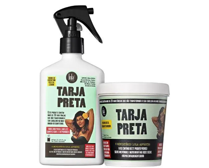 Vegetable Keratin Black Stripe Reconstruction Kit 2 Products - Lola Cosmetics