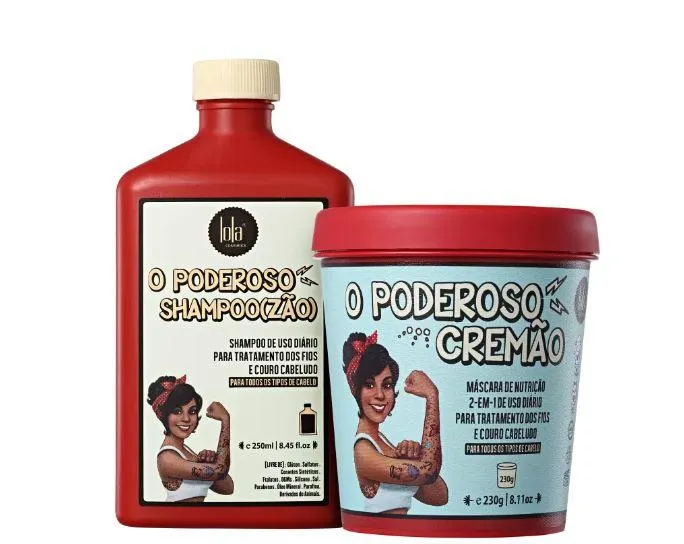 Vegetal Extracts "Poderoso" Powerful Hair Treatment Kit 2 Prod. - Lola Cosmetics