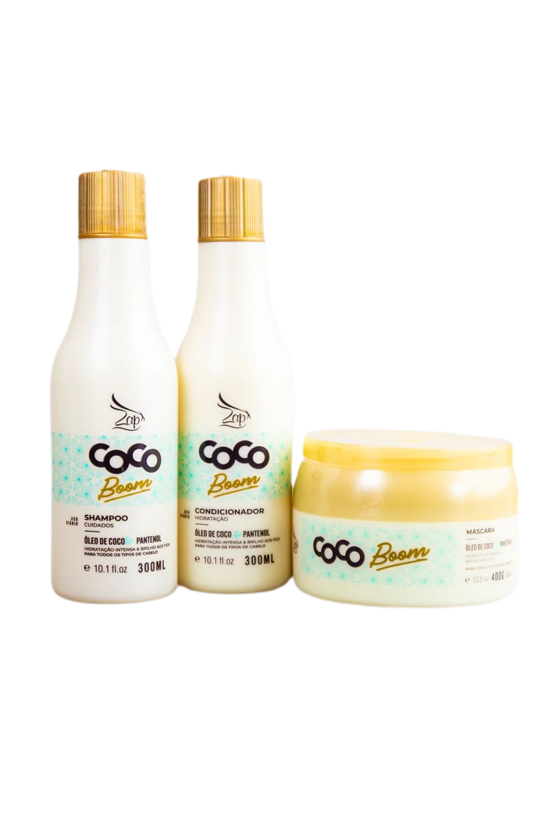 Professional Coconut Panthenol Boom Maintenance Home Care 3 Products - Zap