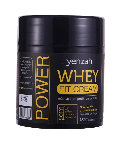 Protein Wires Recharge Power Whey Fit Reconstruction Cream Mask 480g - Yenzah