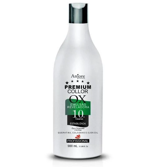 Discoloration Hydrogen Peroxide Emulsion OX Premium Color 10V 900ml - Anjore