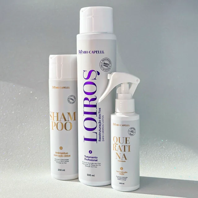Kit Progressiva Orgânica Para Loiros (Alisa e Matiza) Mio Capelli