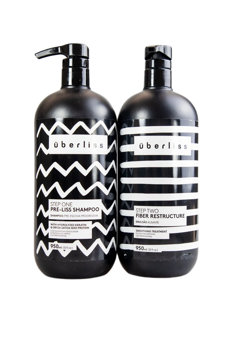 Professional Brazilian Uberliss Smoothing Treatment Formol Free 2x950ml - Avlon