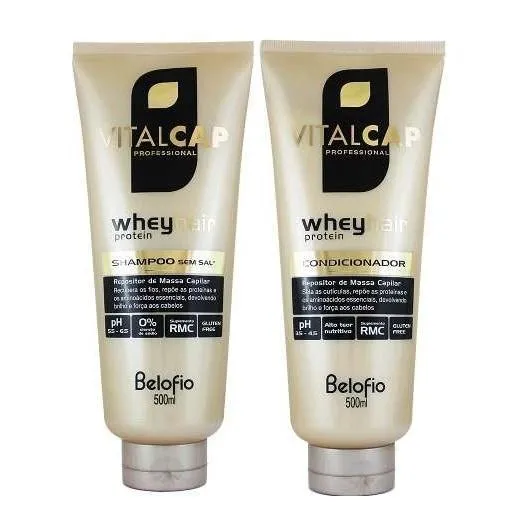 Professional Vitalcap Whey Protein Mass Replenisher Treatment 2x240ml - BeloFio