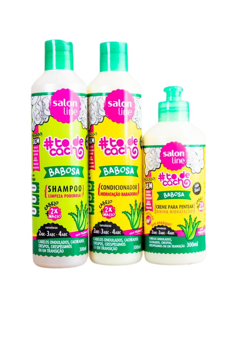 Salon Line Professional Keratin Maintenance Kit Aloe Vera Babosa 3 Products