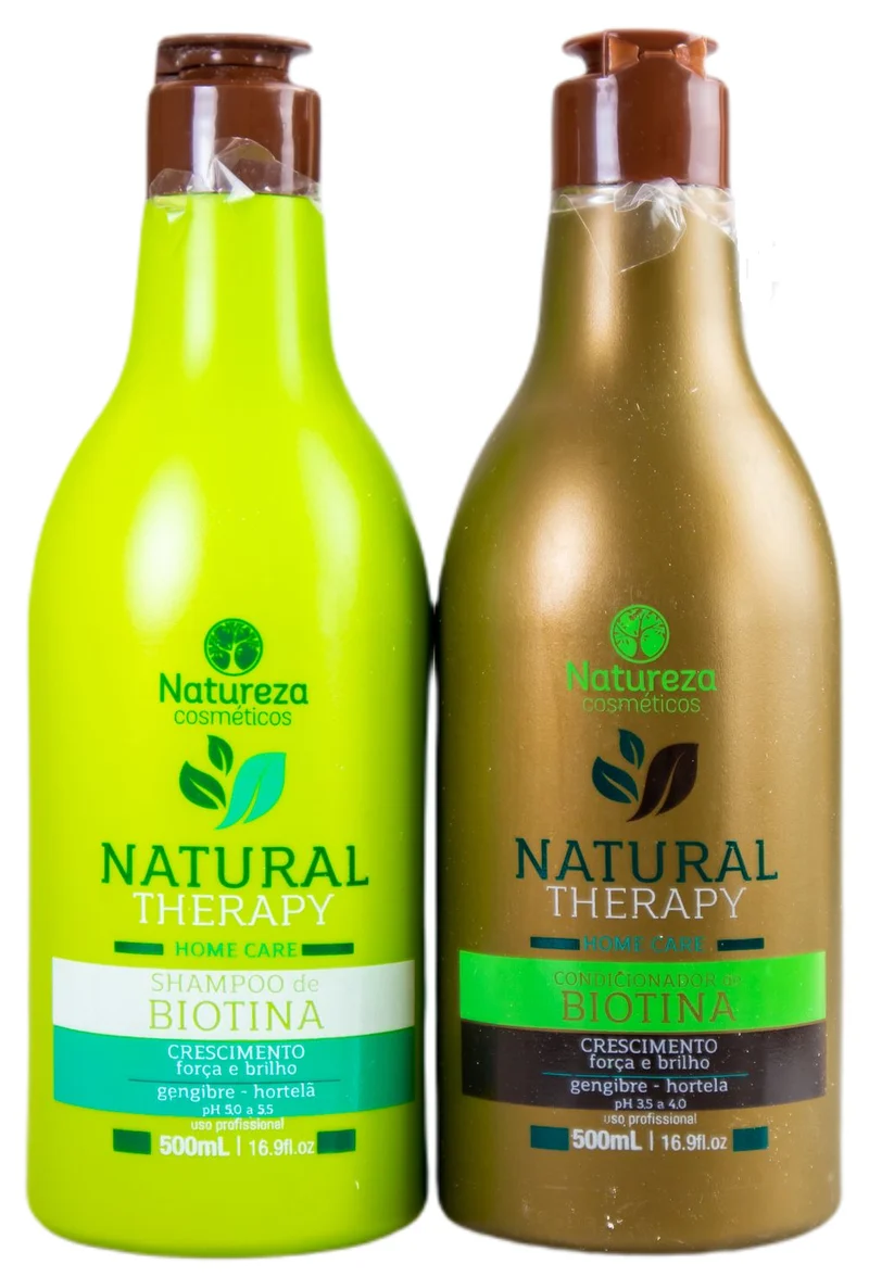 Professional Natural Theraphy Home Care Maintenance Biotin 2x500ml - Natureza
