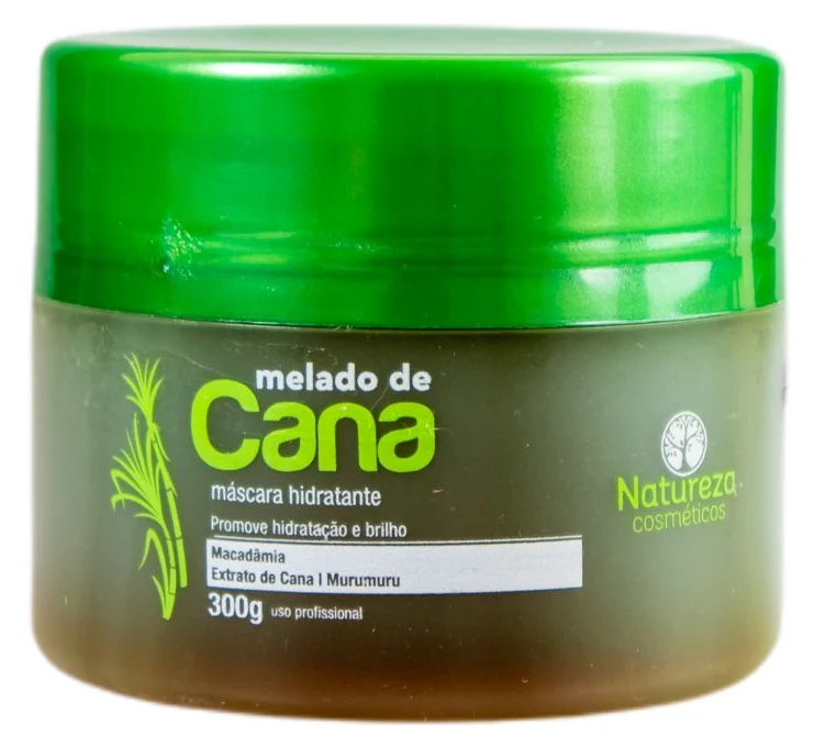 Sugarcane Molasses Hydrating Melado de Cana Treatment Hair Mask 300g - Natureza