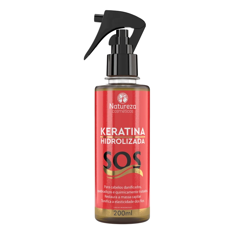 Professional Hair Treatment SOS Hydrolized Keratin Finisher 200ml - Natureza