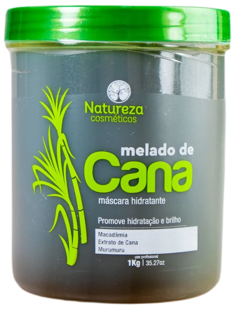Sugarcane Molasses Hydrating Melado de Cana Treatment Hair Mask 1Kg - Natureza