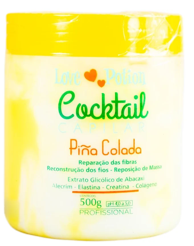 Pina Colada Cocktail Replacement Reconstruction Hair Mask 500g - Love Potion