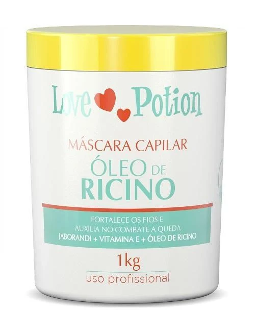 Jaborandi Vitamin E Ricino Castor Oil Capillary Treatment Mask 1Kg - Love Potion