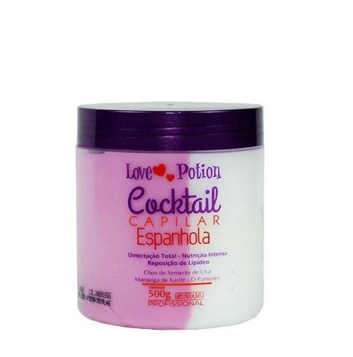 Espanhola Spanish Capillary Cocktail Hair Mask Grape Karite D-panthenol 500g - Love Potion