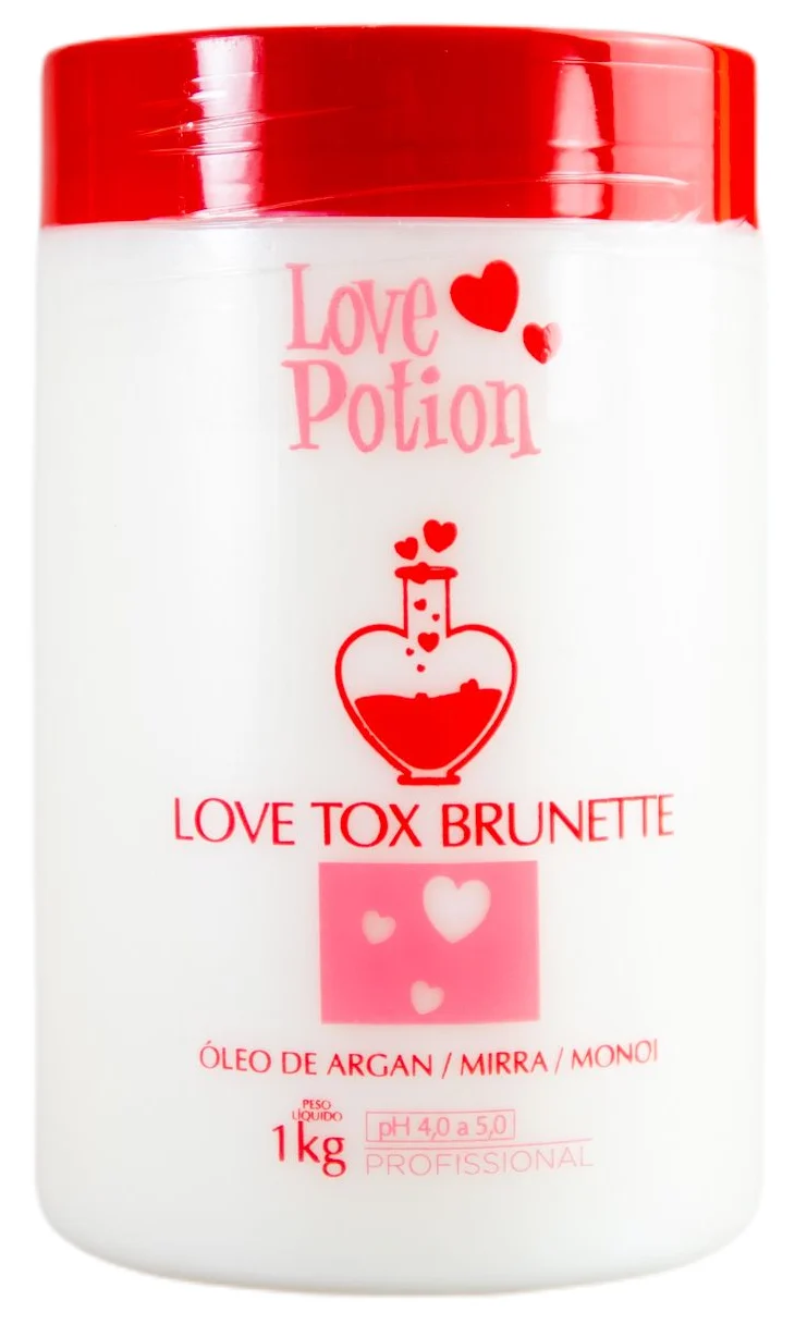 Volume Reducer Treatment Love Tox Brunette Hair Mask Deep Hair Mask 1Kg - Love Potion