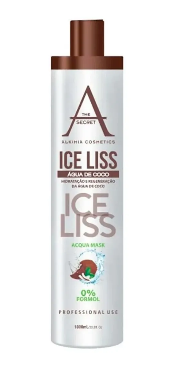 Professional Gel Foemol Free Hair Progressive Brush Ice Liss 1000ml - Alkimia