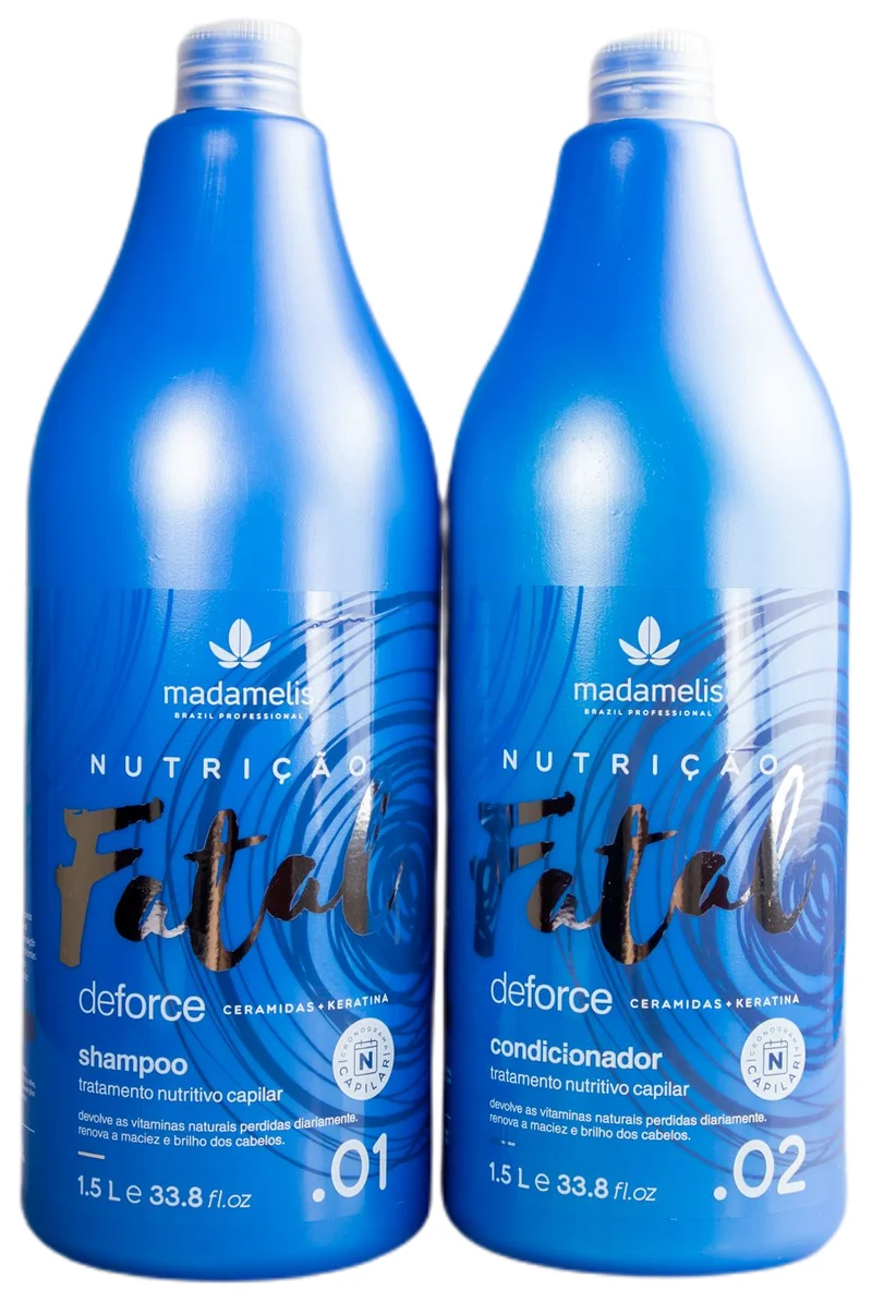 Professional De Force Fatal Nutrition Hair Treatment Kit 2x1,5L - Madamelis