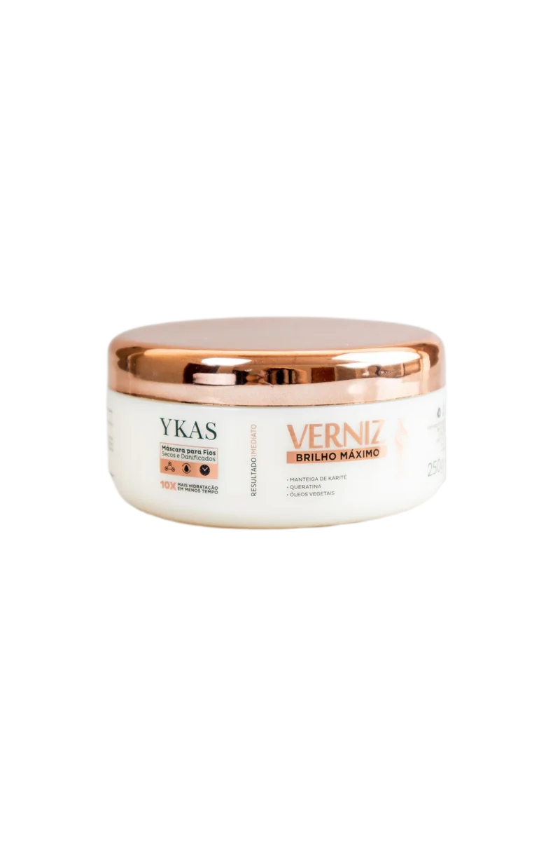 Varnish Bath Immediate Keratin Shea Butter Oils Hair Treatment Mask 250g - Ykas