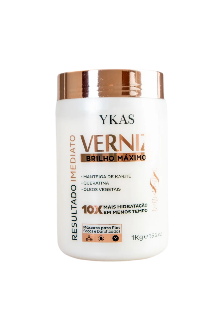 Varnish Bath Immediate Keratin Shea Butter Oils Hair Treatment Mask 1Kg - Ykas