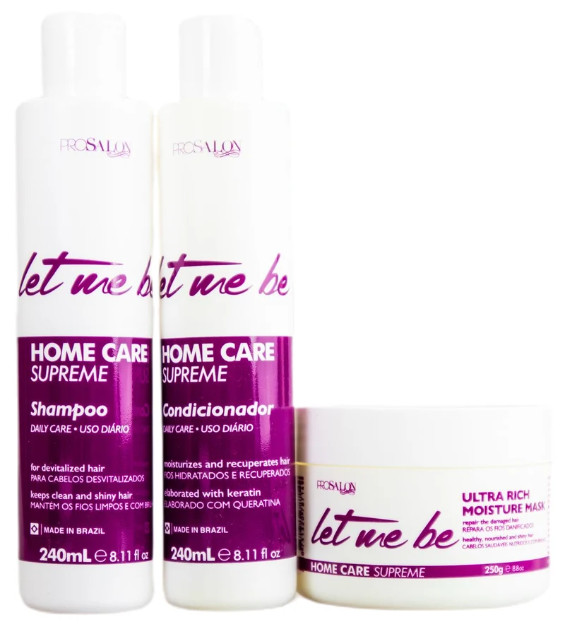 Let Me Be Supreme Maintenance Home Care Hair Treatment Kit 3 Products - ProSalon
