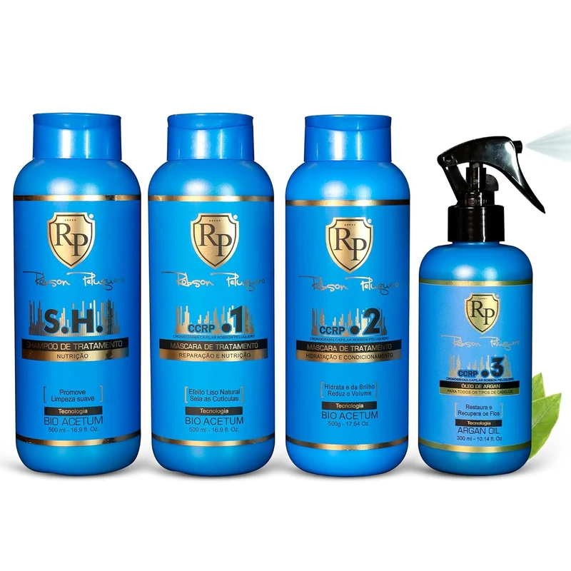 Robson Peluquero Ccrp Capillary Schedule Professional Treatment Kit (3x 500ml + 1x 300ml)