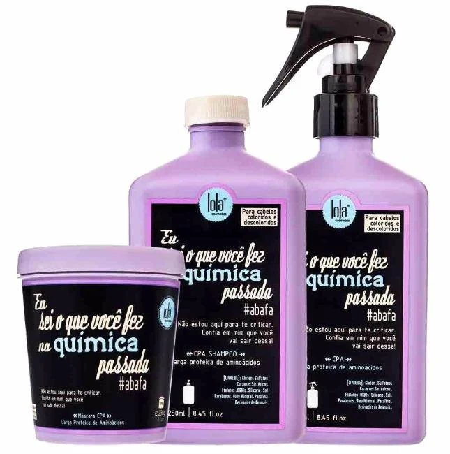 I Know What You Did Past Chemistry Treatment Kit 3 Products - Lola Cosmetics