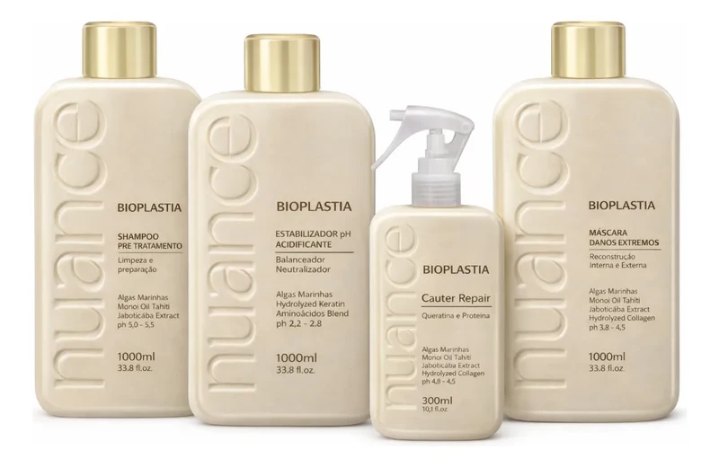 Nuance Bioplasty Internal and External Reconstruction Capillary Kit 4 Products - Nuance