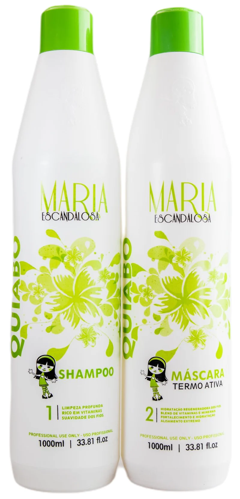 Professional Okra Progressive Brush Hair Treatment Kit 2x1L - Maria Escandalosa
