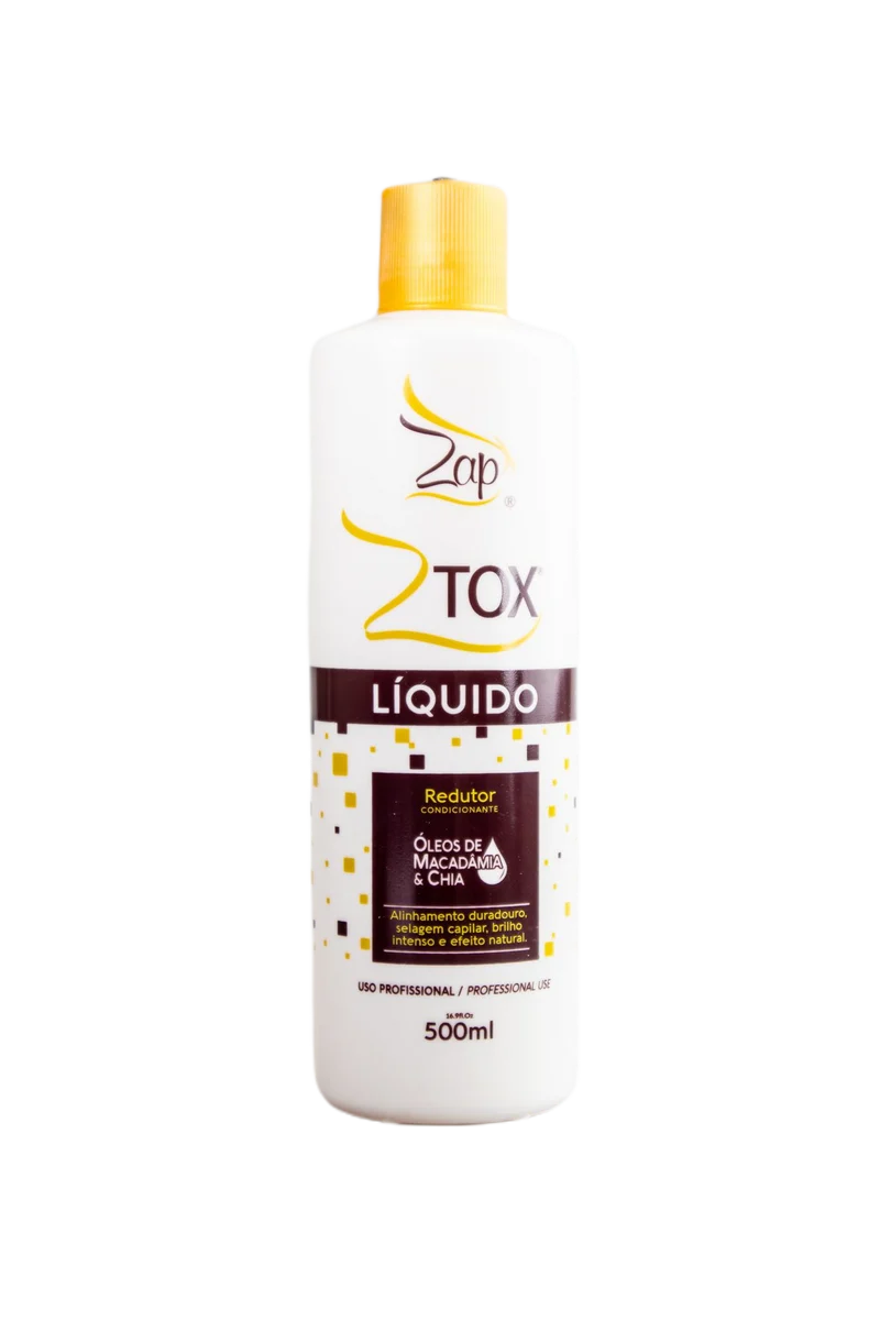 Zap Ztox Conditioning Reducer Liquid Macadamia and Chia 500ml - Zap Cosmetics