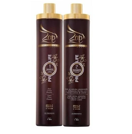 Brazilian Pro Life Nanofix Hair Progressive Brush Treatment 2x1L - Zap Cosmetics