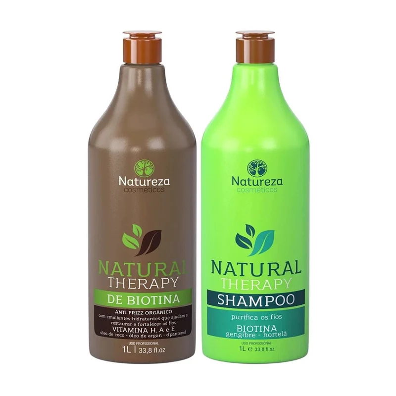 Natural Therapy Formaldehyde Free Biotin Treatment Kit 2x1L- Natureza Cosmetics
