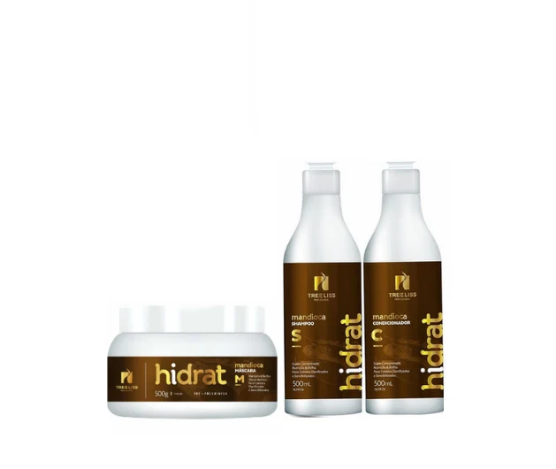 Hidrat Home Care Cassava Maintenance Kit 3x500ml - Tree Liss