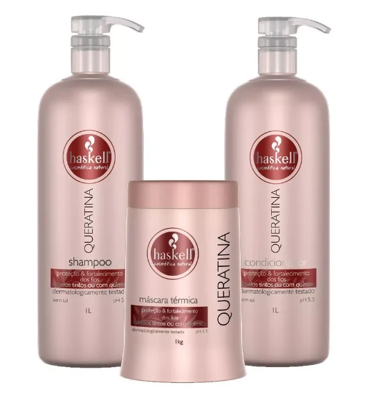 Brazilian Keratin Profesisonal Hair Treatment Kit 3x1l - Haskell