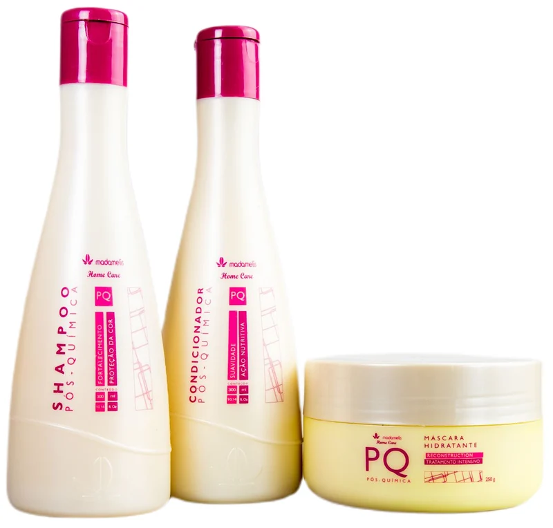 Post-Chemistry Hair Treatment Home Care Maintenance Kit 3 Products - Madamelis