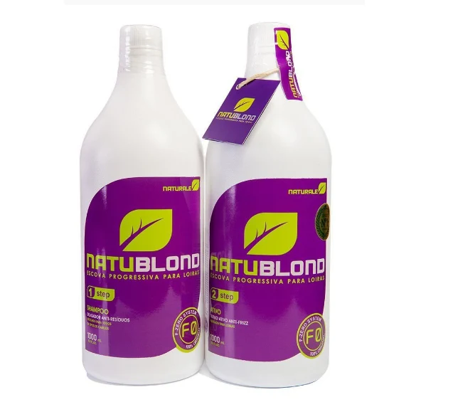 Natublond (Blond Hair) Brazilian Formaldehyde Free Organic Kit 2x1Lt - Naturale