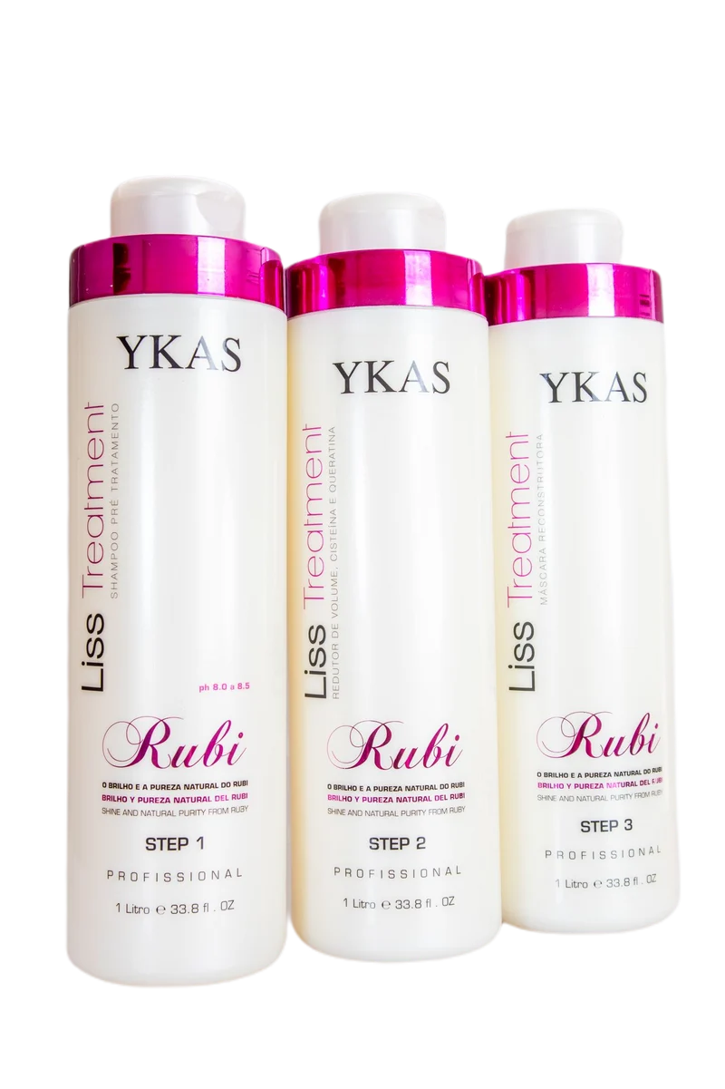 Progressive Liss Treatment Rubi Kit 3x1Lt - Ykas