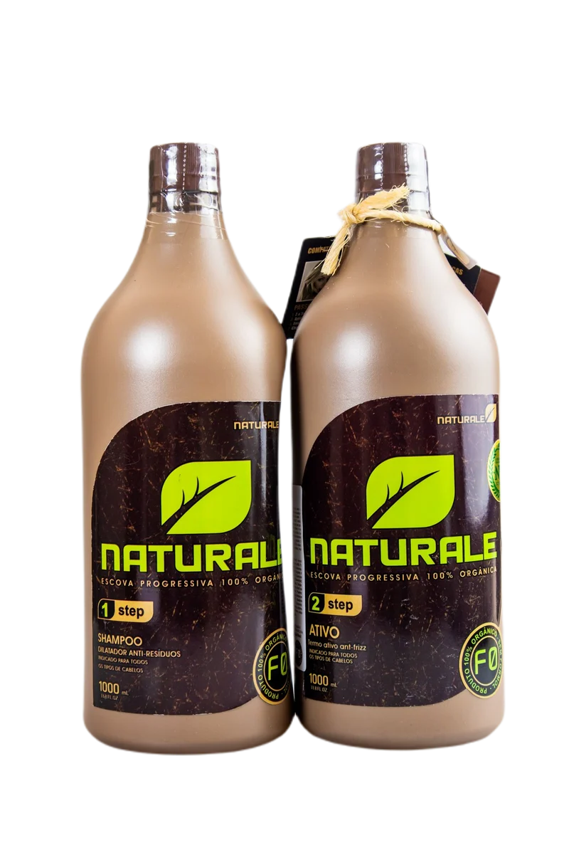 Formaldehyde Free Brazilian Organic Progressive Brush 2x1000ml - Naturale