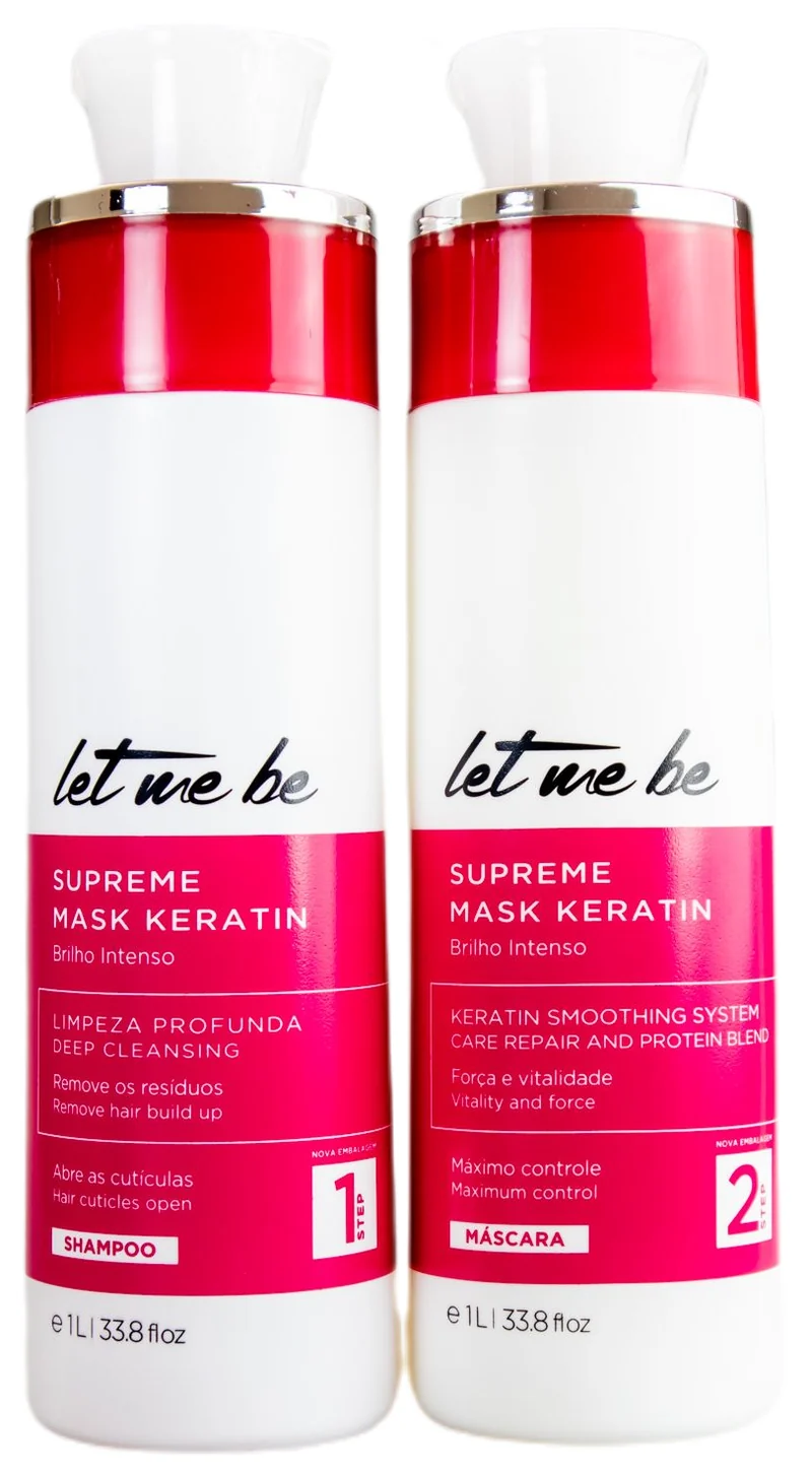 Let me Be Supreme Control Keratin Smoothing System Kit 2x1L - Pro Salon