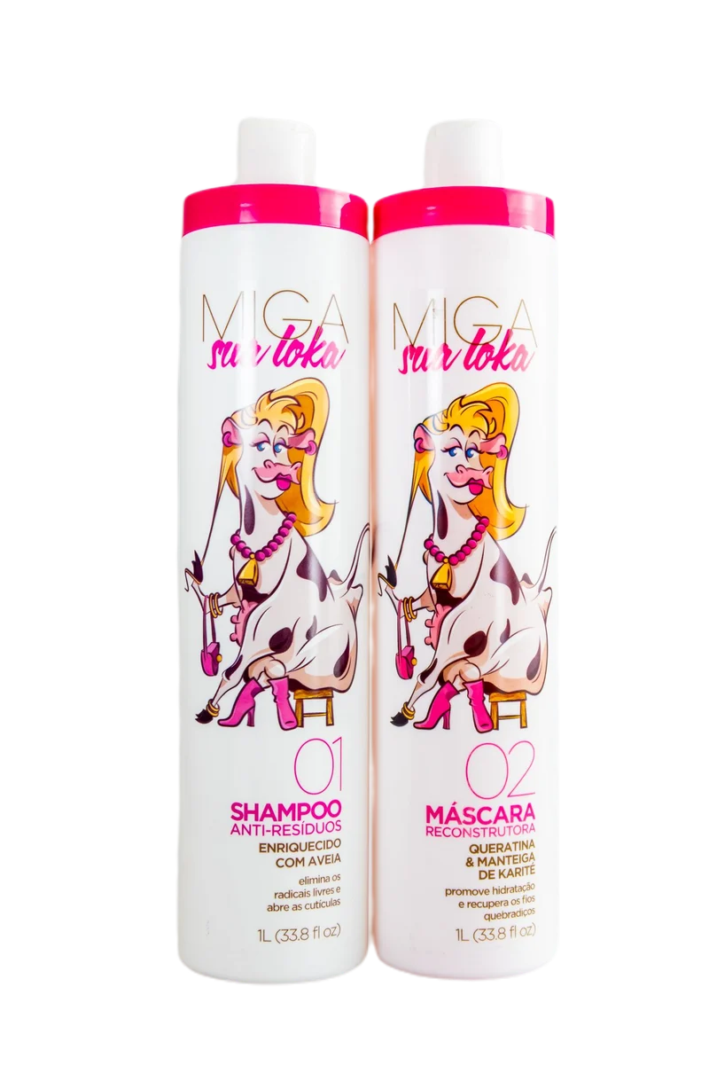 Miga Sua Loka Brazilian Keratin Progressive Brush 2x1 - Op'S Cosmetics
