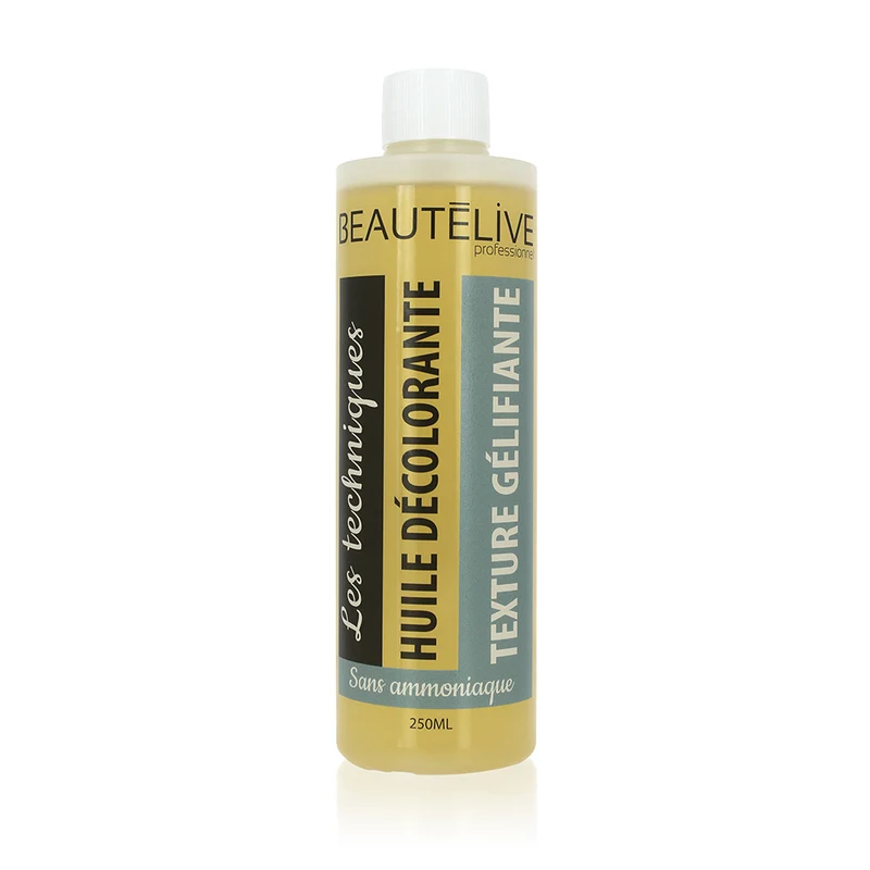 Huile décolorante sans ammoniaque
