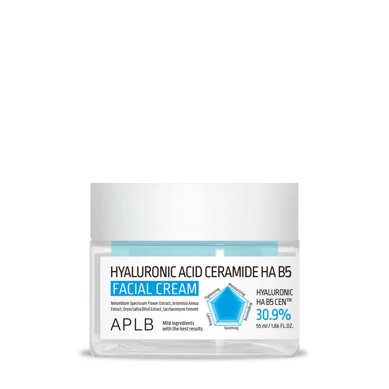 Crème Visage Acide Hyaluronique Céramides HA B5